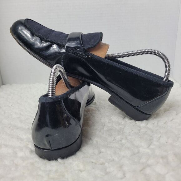 Salvatore Ferragamo Tuxedo Men’s Penny  Loafers Size 8 D Black Patent Leather main image 8